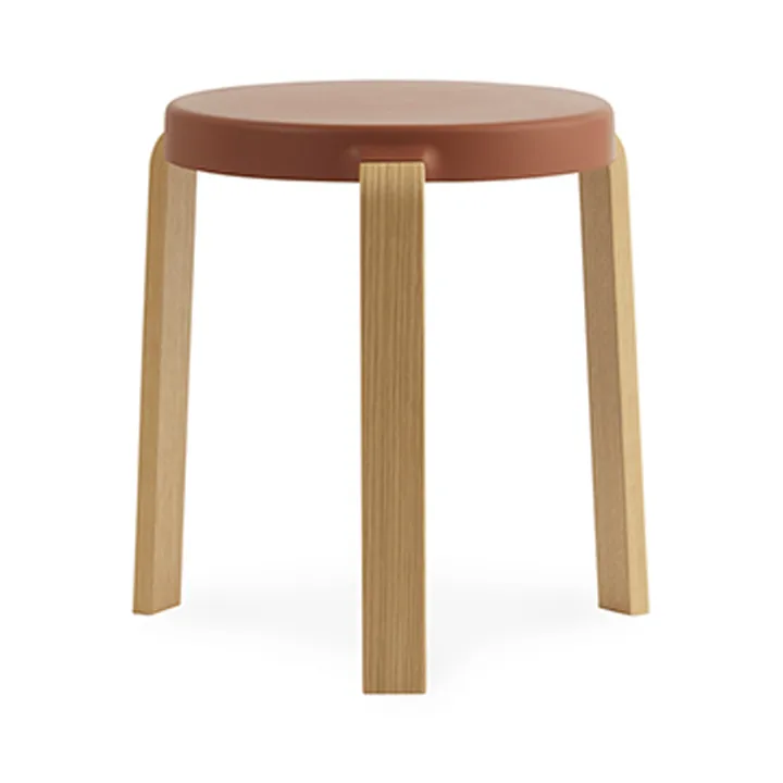 Banco Tap - caramelo, pernas carvalho - Normann Copenhagen