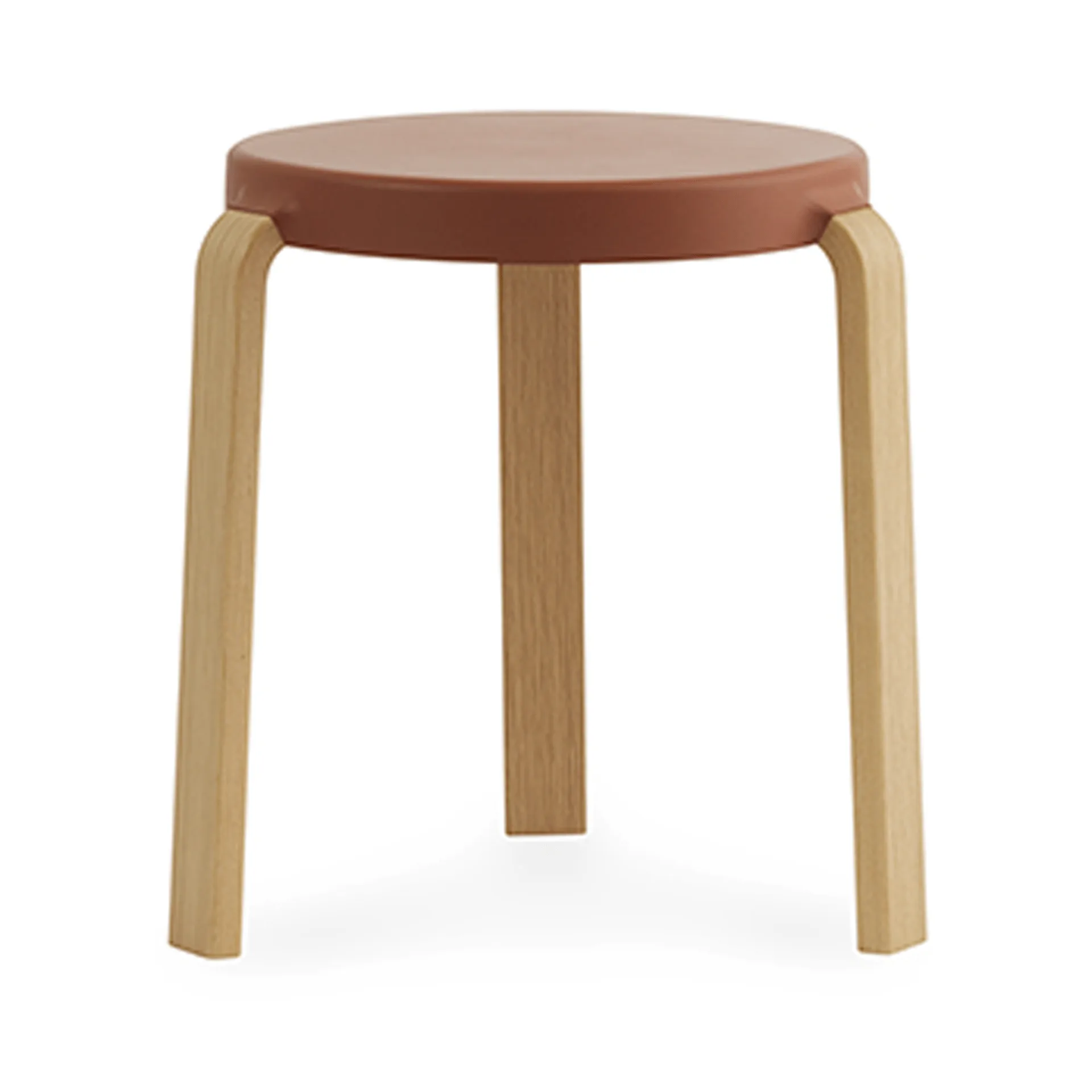 Banco Tap, caramelo, pernas carvalho Normann Copenhagen