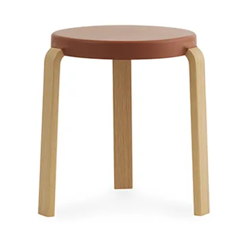 Banco Tap - caramelo, pernas carvalho - Normann Copenhagen