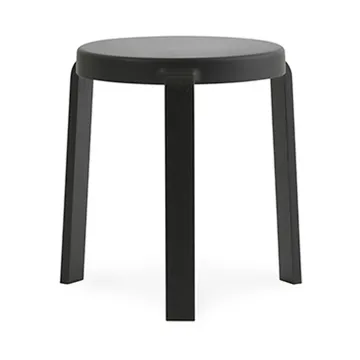 Banco Tap - preto, pernas carvalho preta - Normann Copenhagen