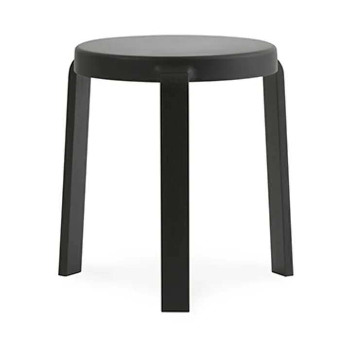 Banco Tap - preto, pernas carvalho preta - Normann Copenhagen