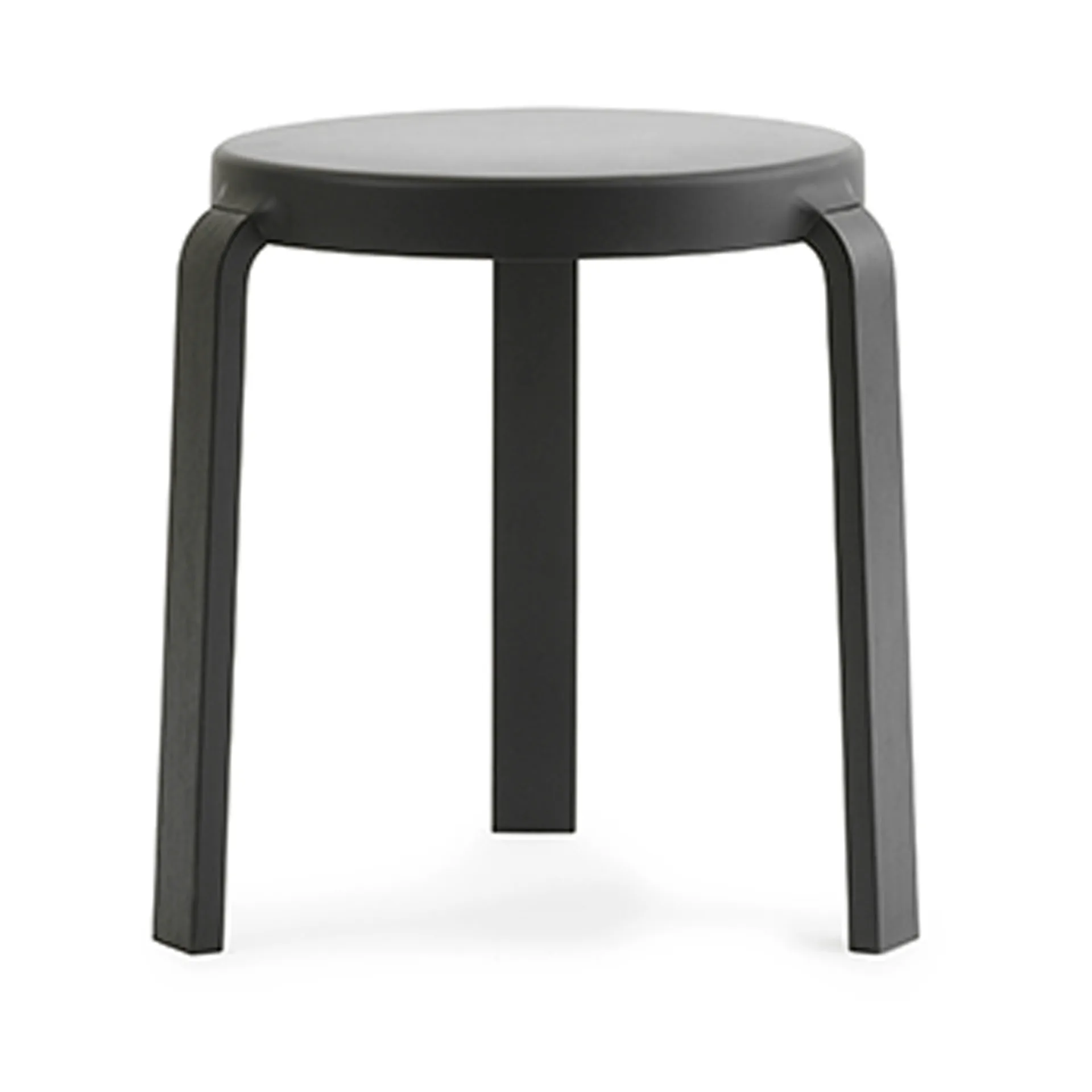 Banco Tap, preto, pernas carvalho preta Normann Copenhagen