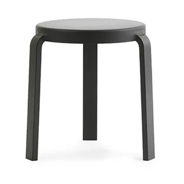 Banco Tap - preto, pernas carvalho preta - Normann Copenhagen