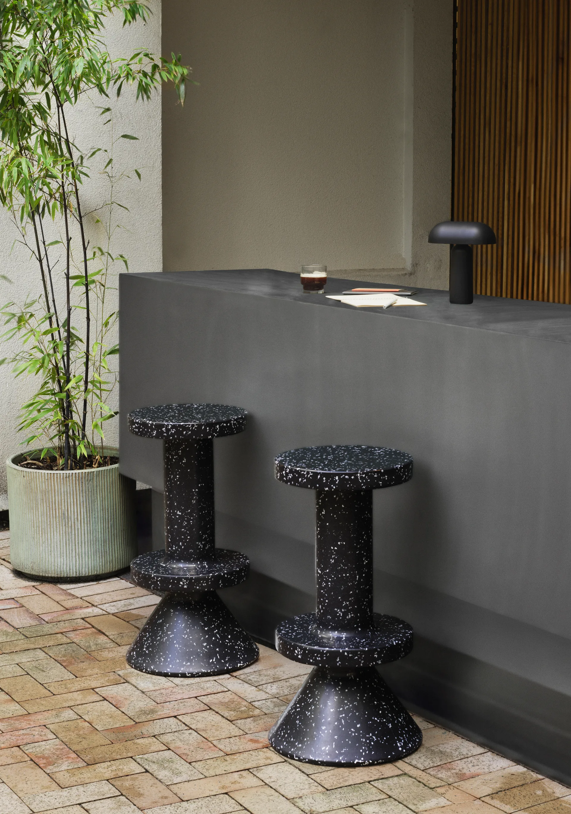 Banqueta de bar Bit 75 cm, Preto Normann Copenhagen