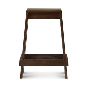 Banqueta de bar Let 65 cm - Brown Stained Ash - Normann Copenhagen