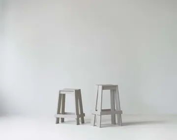 Banqueta de bar Let 75 cm - Light Grey - Normann Copenhagen