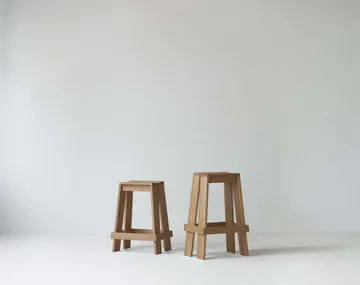 Banqueta de bar Let 75 cm - Oak - Normann Copenhagen