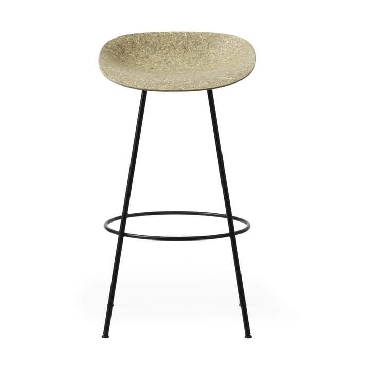 Banqueta Mat Barstool 75 cm, Seaweed-black steel Normann Copenhagen