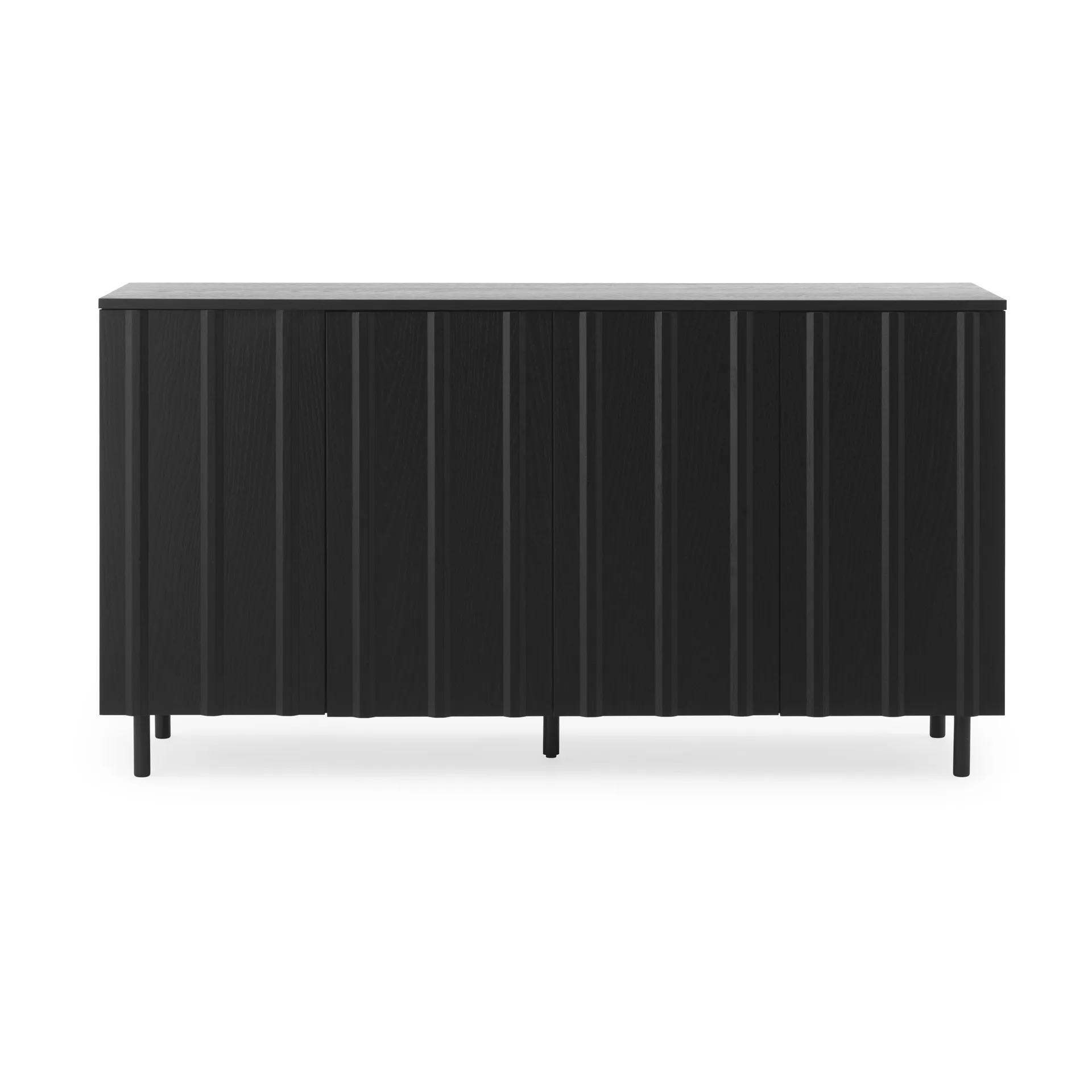 <b>Aparador Rib 45x159 cm</b>, Preto soft Normann Copenhagen