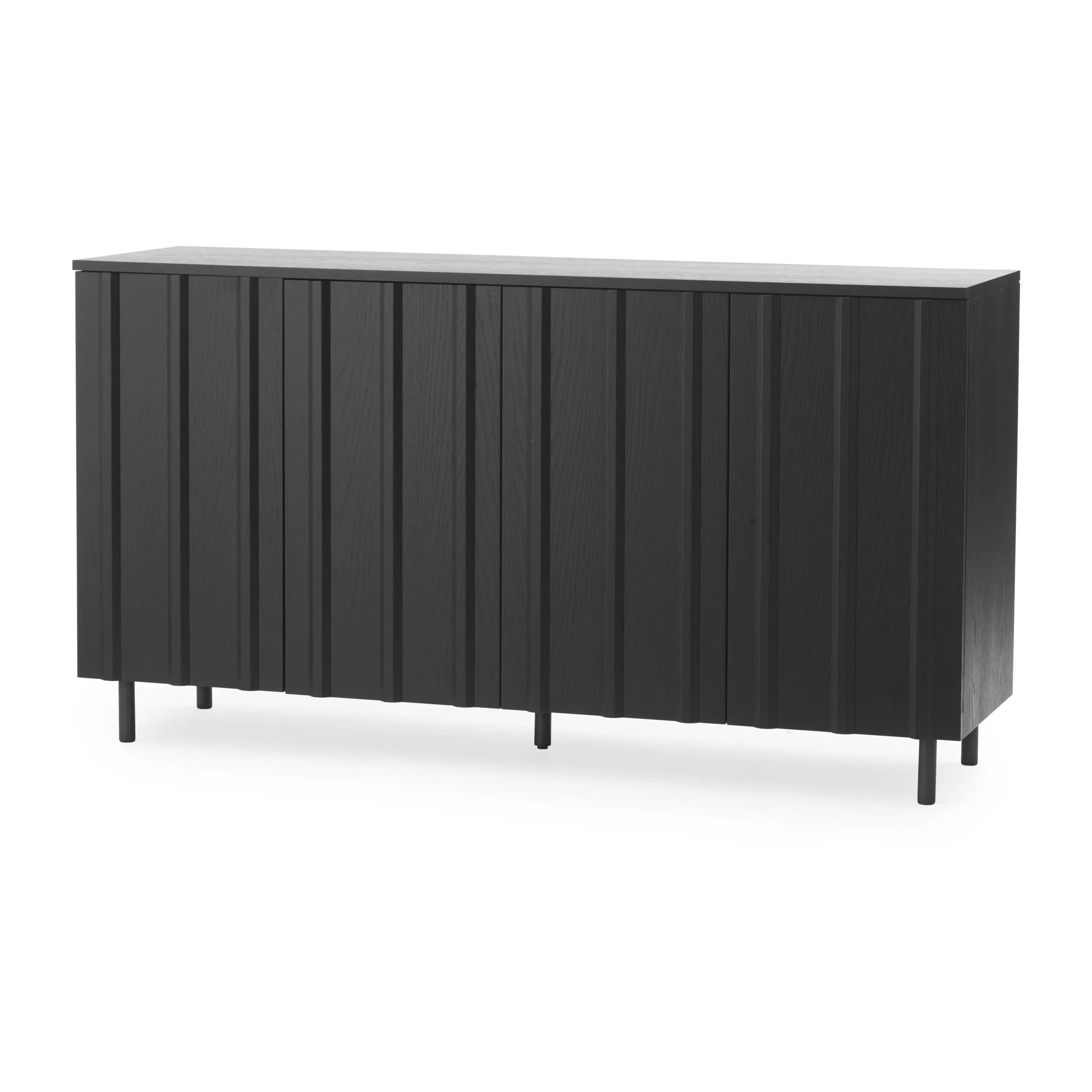 <b>Aparador Rib 45x159 cm</b>, Preto soft Normann Copenhagen