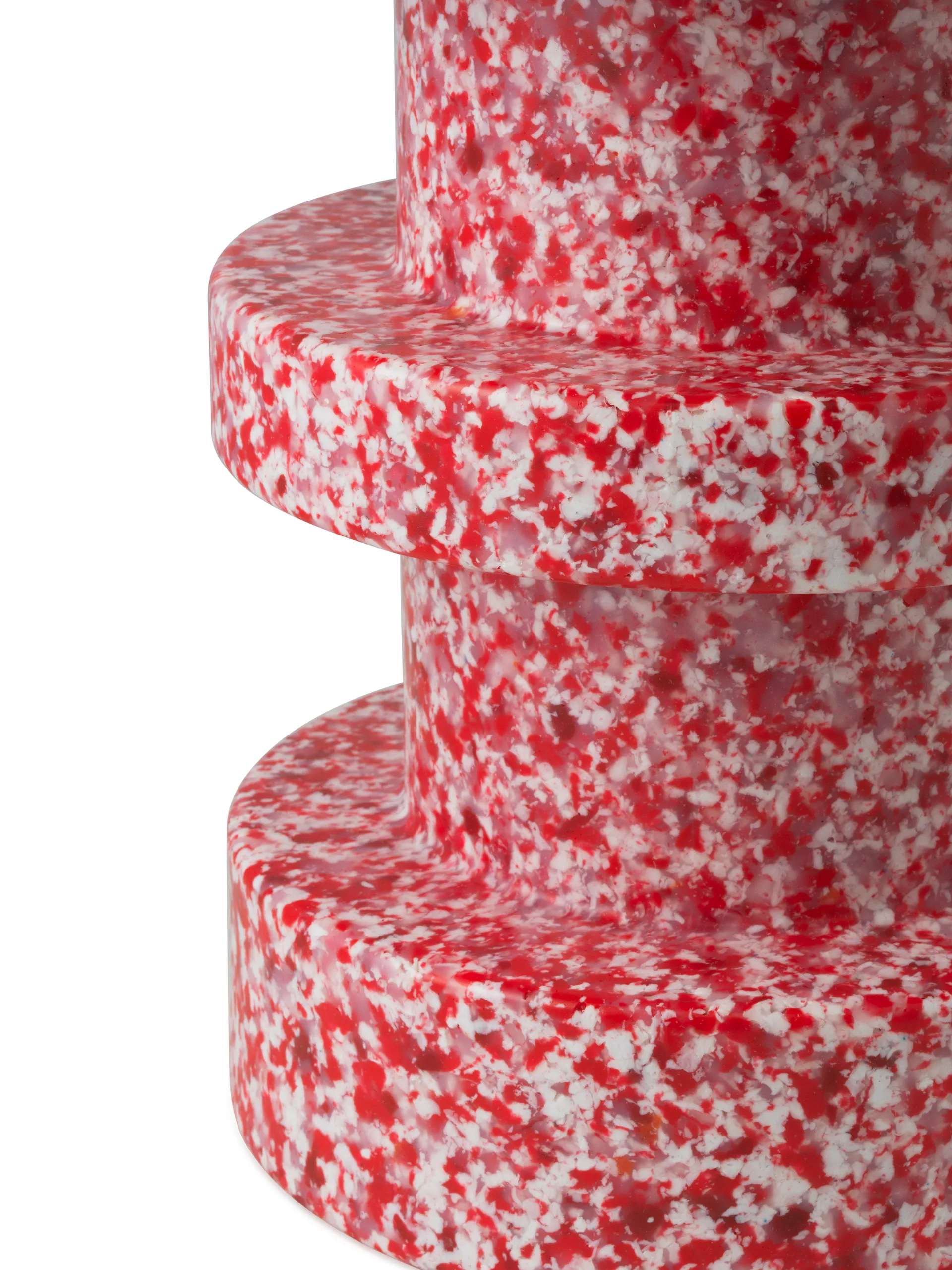 Bit Stack banco redondo, Vermelho, Ø36x42 cm Normann Copenhagen
