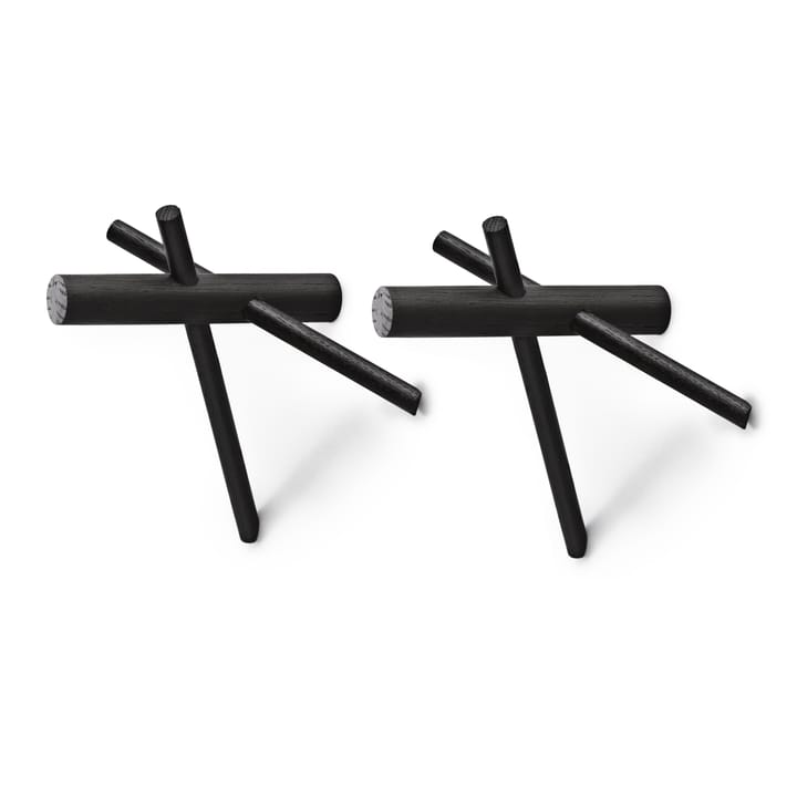 Cabide Normann Sticks - preto conjunto de 2 - Normann Copenhagen