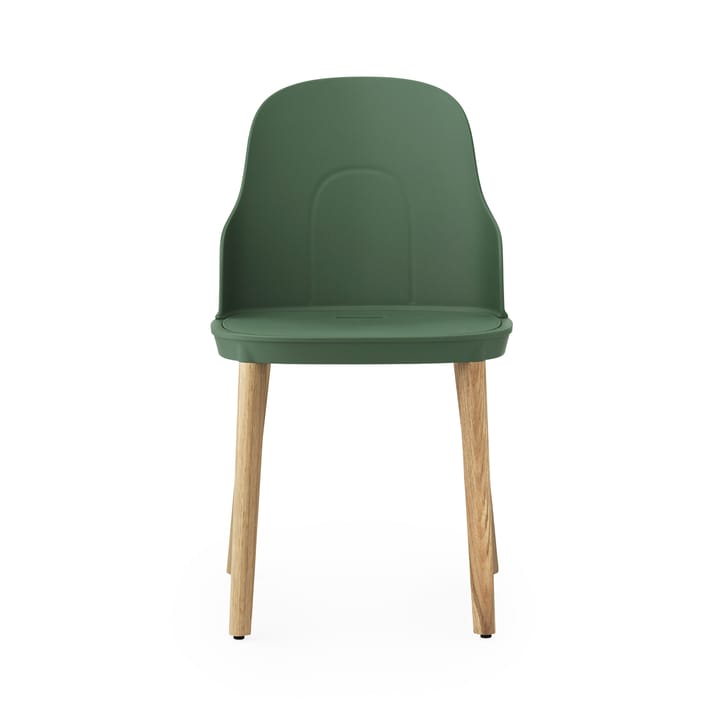 Cadeira Allez com pernas de carvalho, Park carvalho-verde Normann Copenhagen
