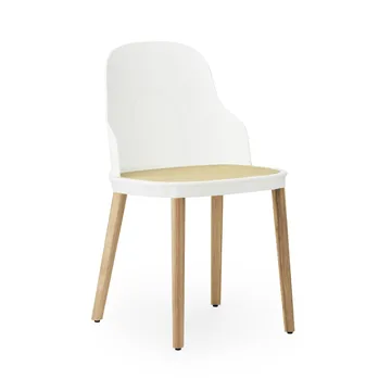 Cadeira Allez vime - Branco-carvalho - Normann Copenhagen