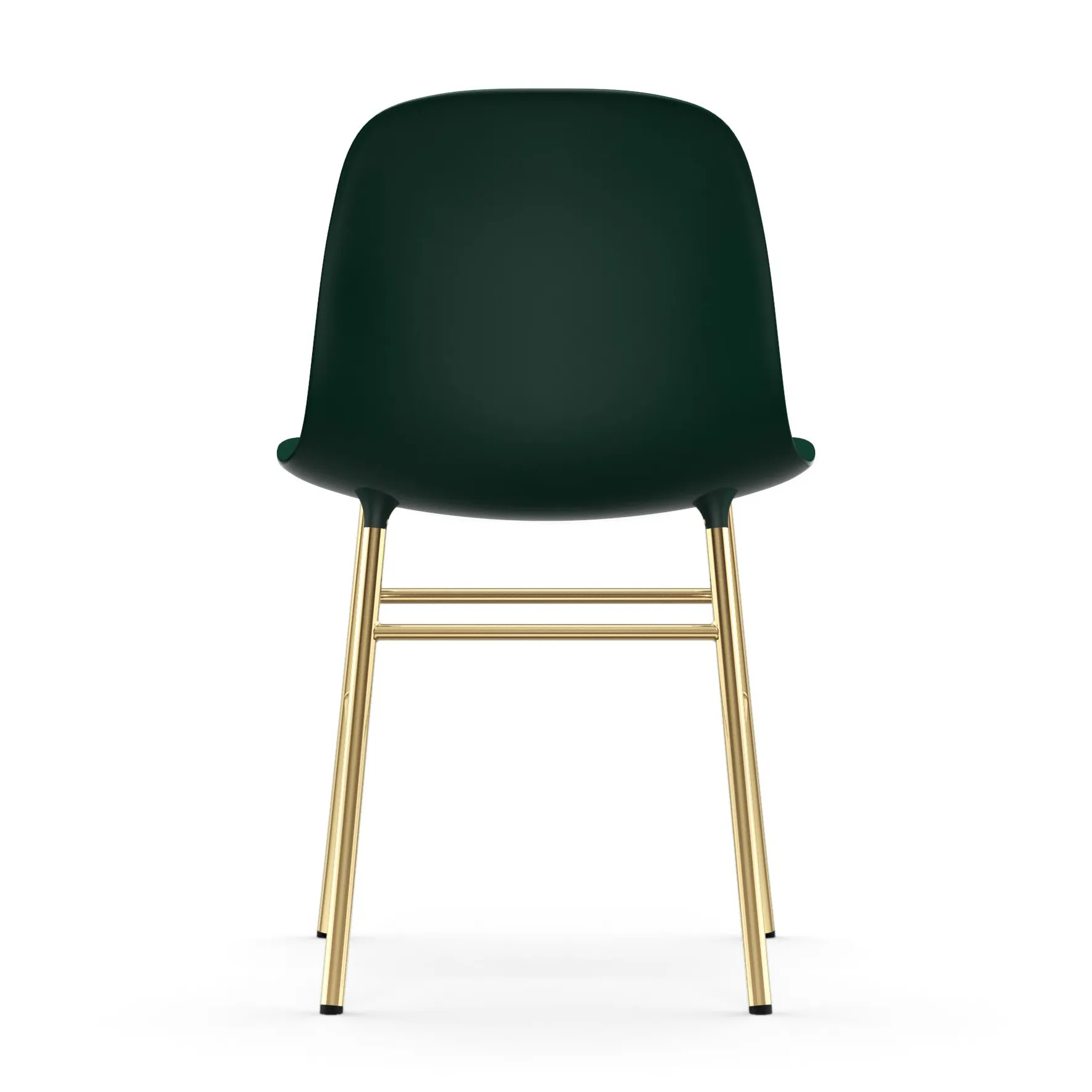 Cadeira Form pernas de Latão , Verde Normann Copenhagen