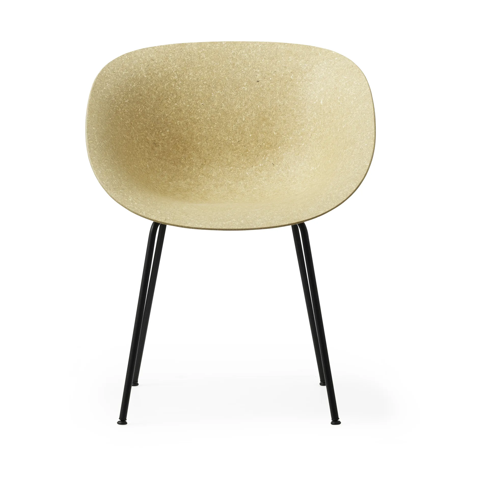 Cadeira Mat Armchair, Hemp-black steel Normann Copenhagen