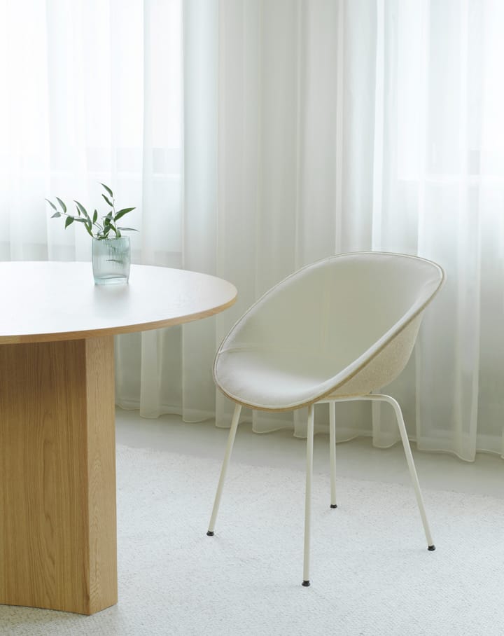 Cadeira Mat Armchair, Hemp-cream steel Normann Copenhagen