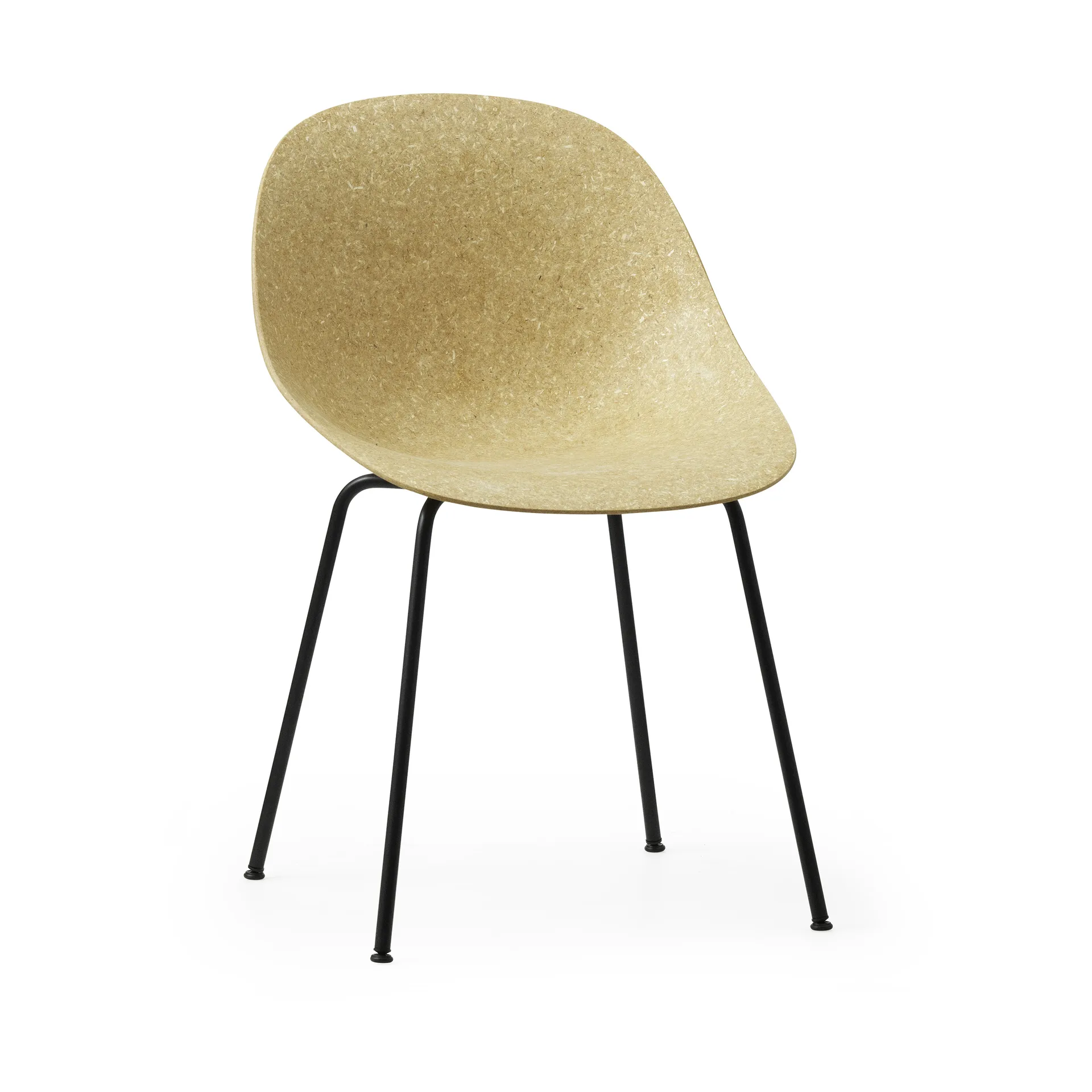 Cadeira Mat Chair, Hemp-black steel Normann Copenhagen