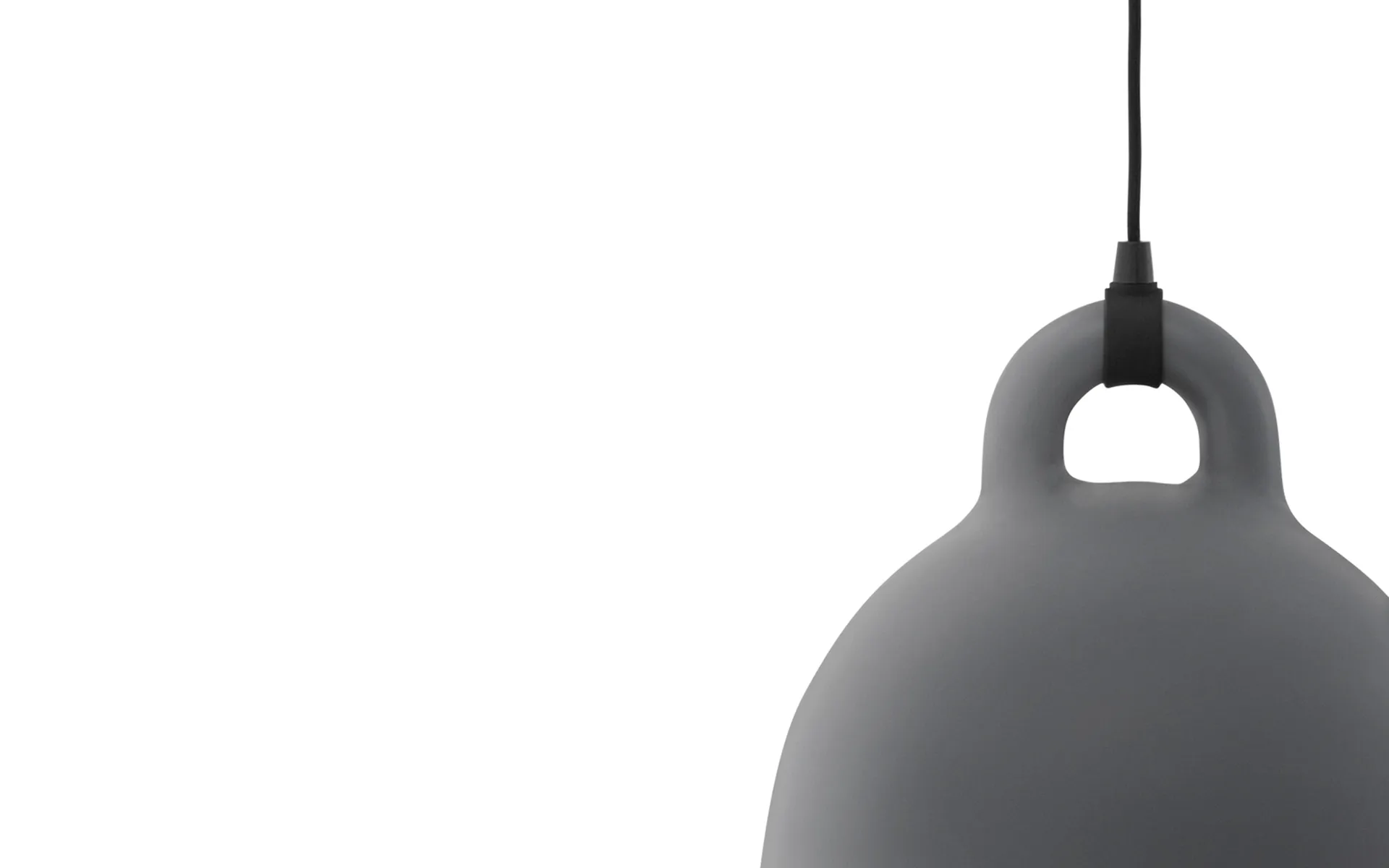 Candeeiro cinza Bell, large Normann Copenhagen