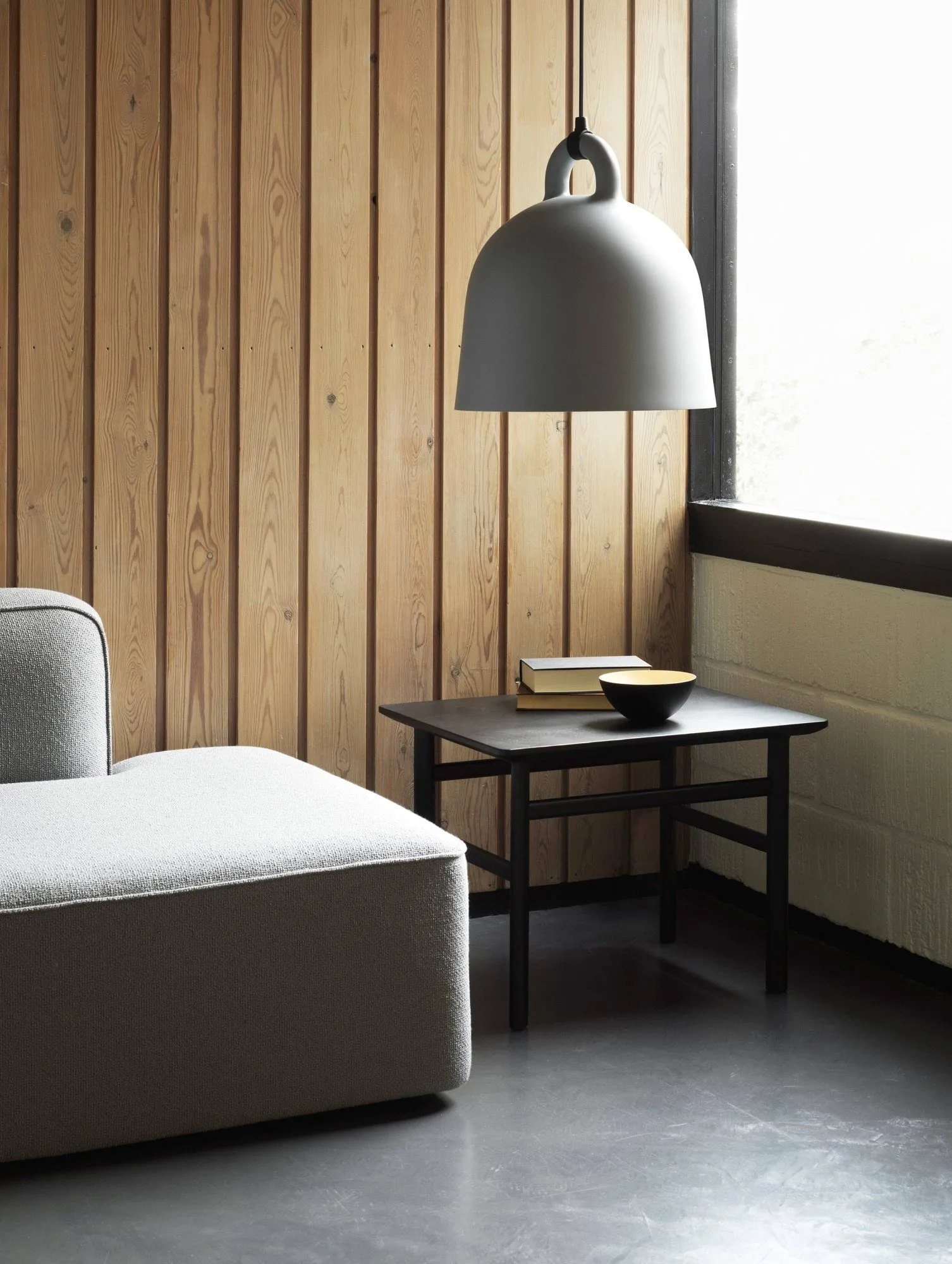 Candeeiro cinza Bell, large Normann Copenhagen