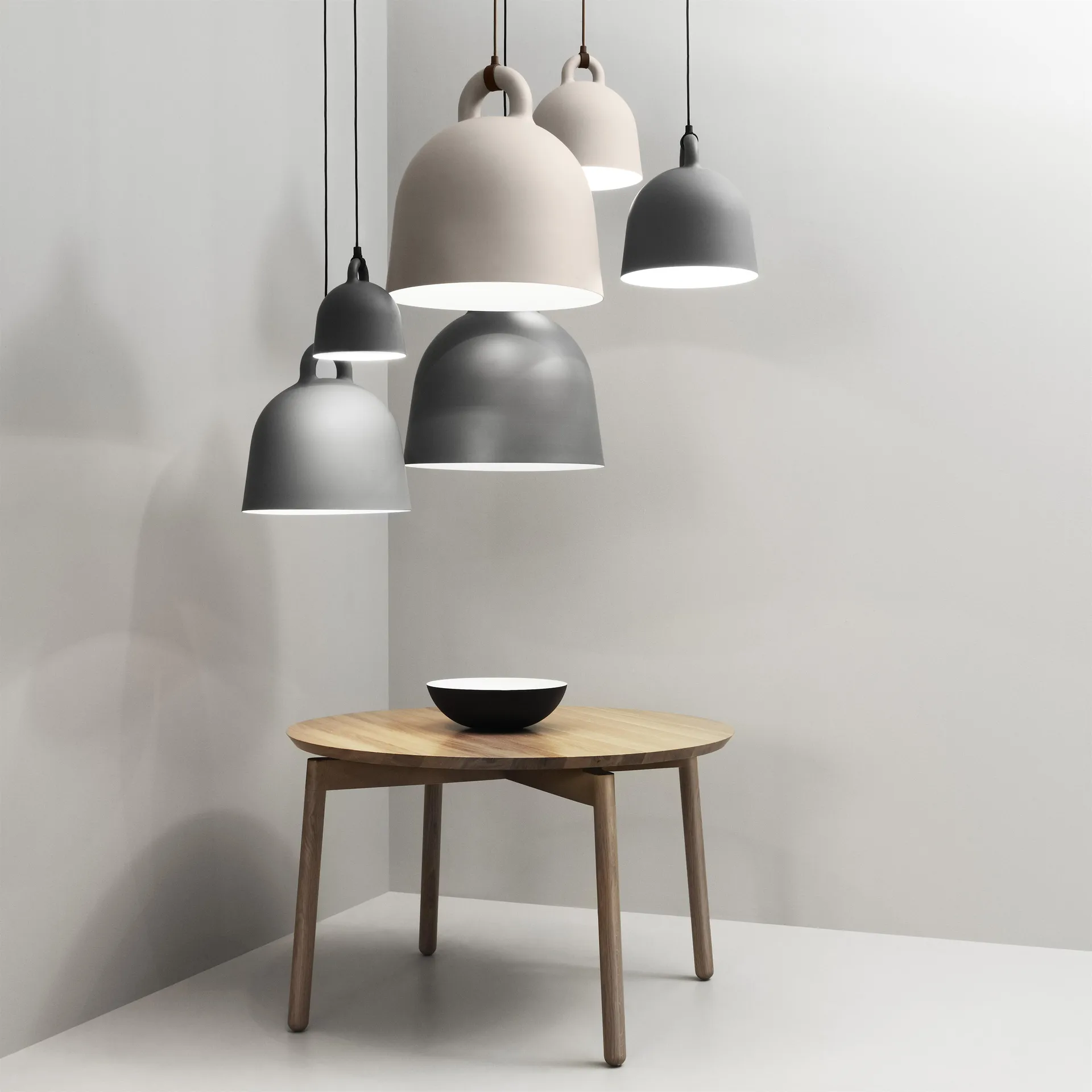 Candeeiro cinza Bell, XS Normann Copenhagen