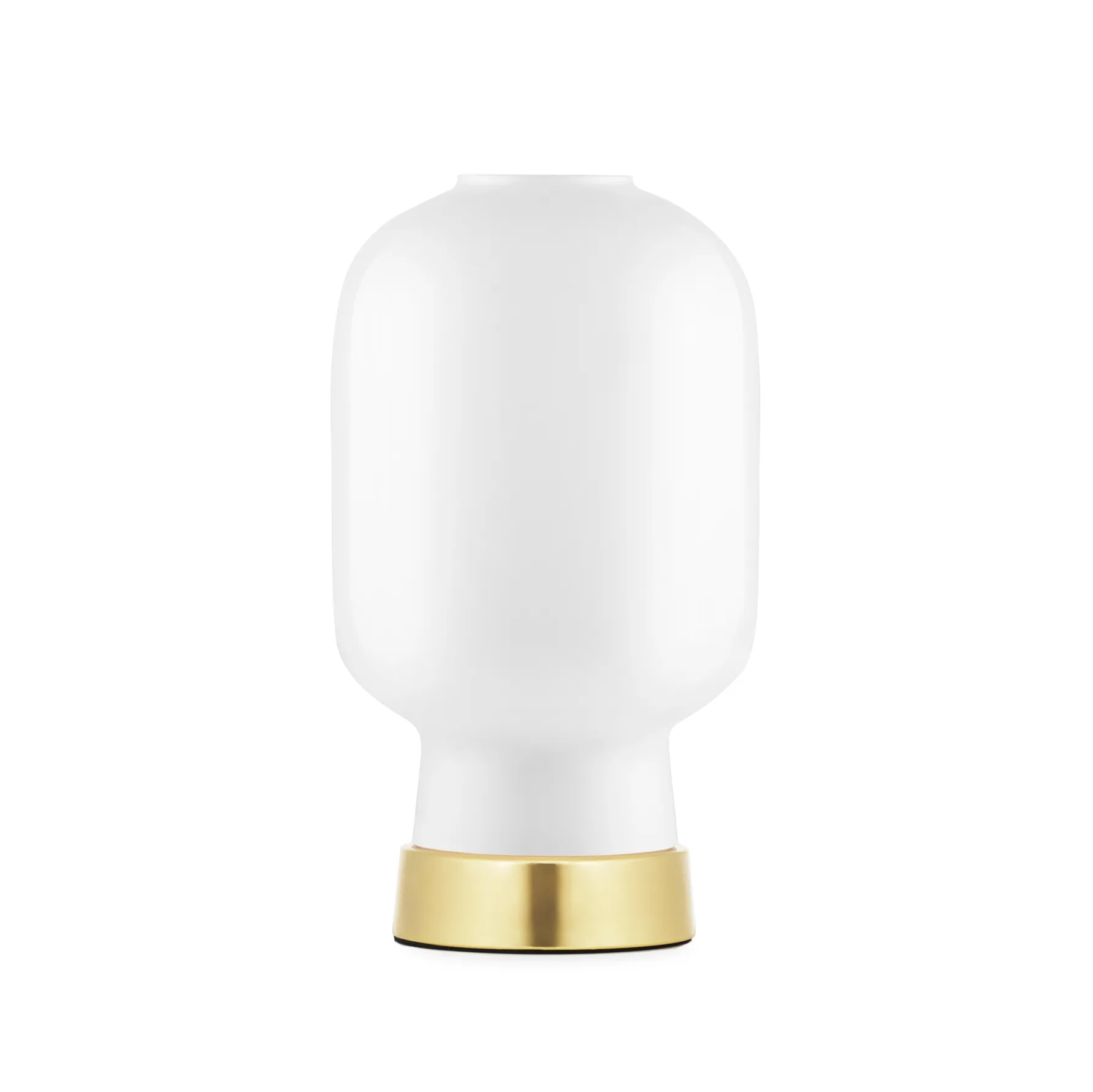 Candeeiro de mesa Amp, branco-latão Normann Copenhagen