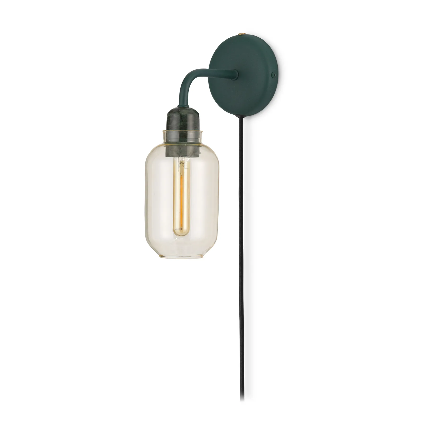 Candeeiro de parede Amp, Gold-green Normann Copenhagen