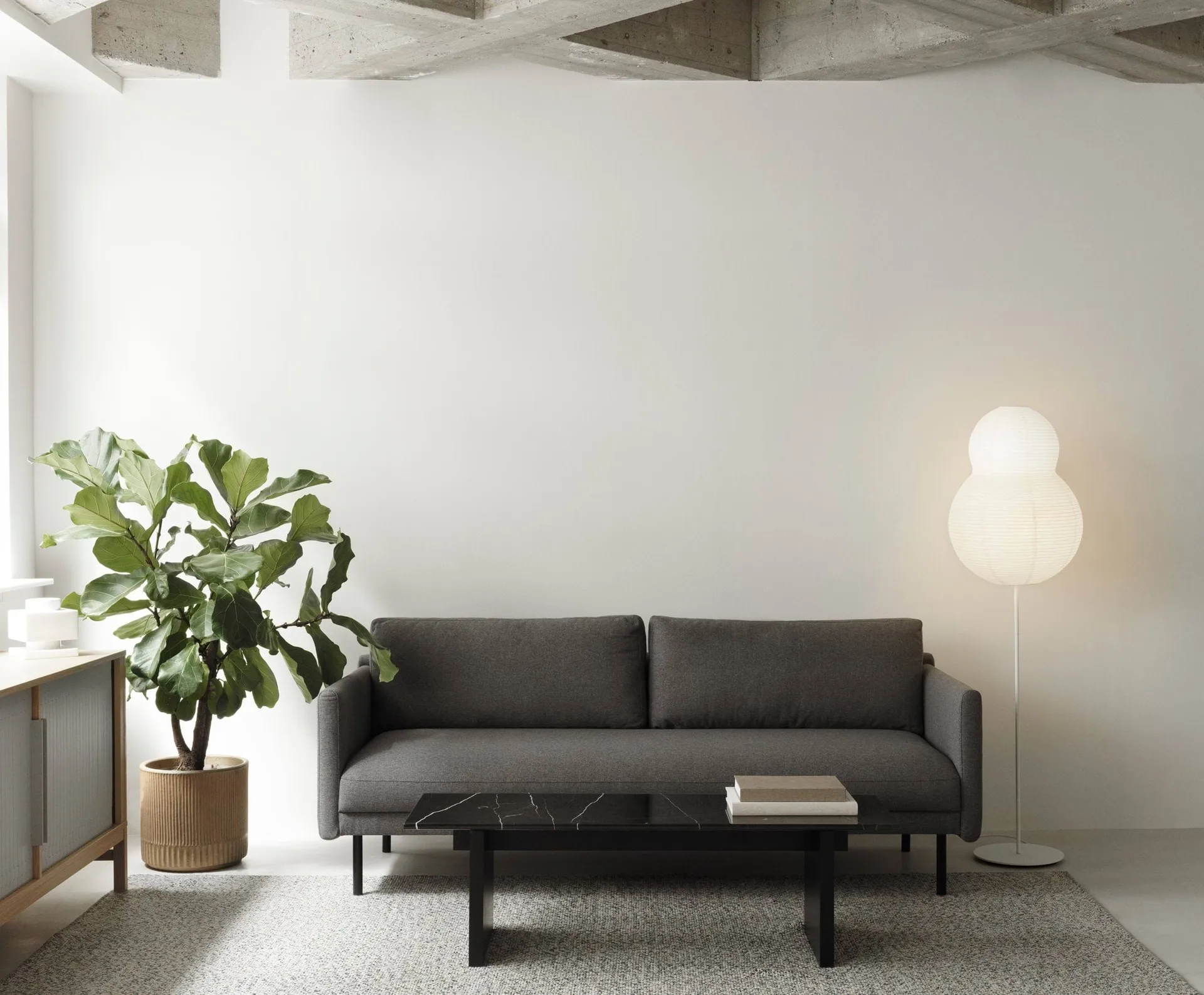 Candeeiro de pé Puff Bubble, Branco Normann Copenhagen
