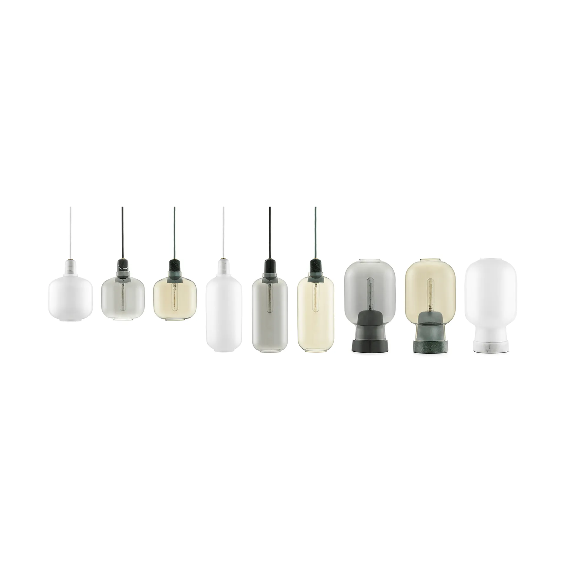 Candeeiro grande Amp, branco Normann Copenhagen