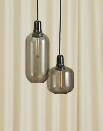 Candeeiro grande Amp - cinza-preto - Normann Copenhagen