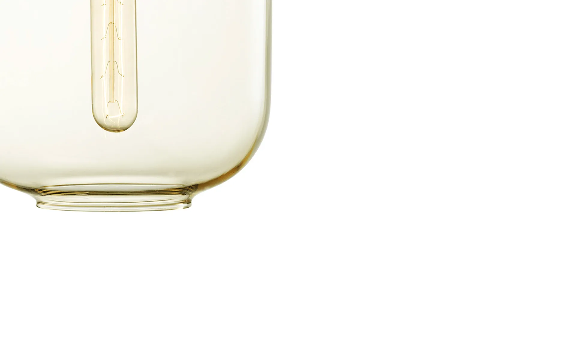 Candeeiro grande Amp, dourado-verde Normann Copenhagen