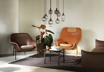 Candeeiro pequeno Amp - cinza-preto - Normann Copenhagen
