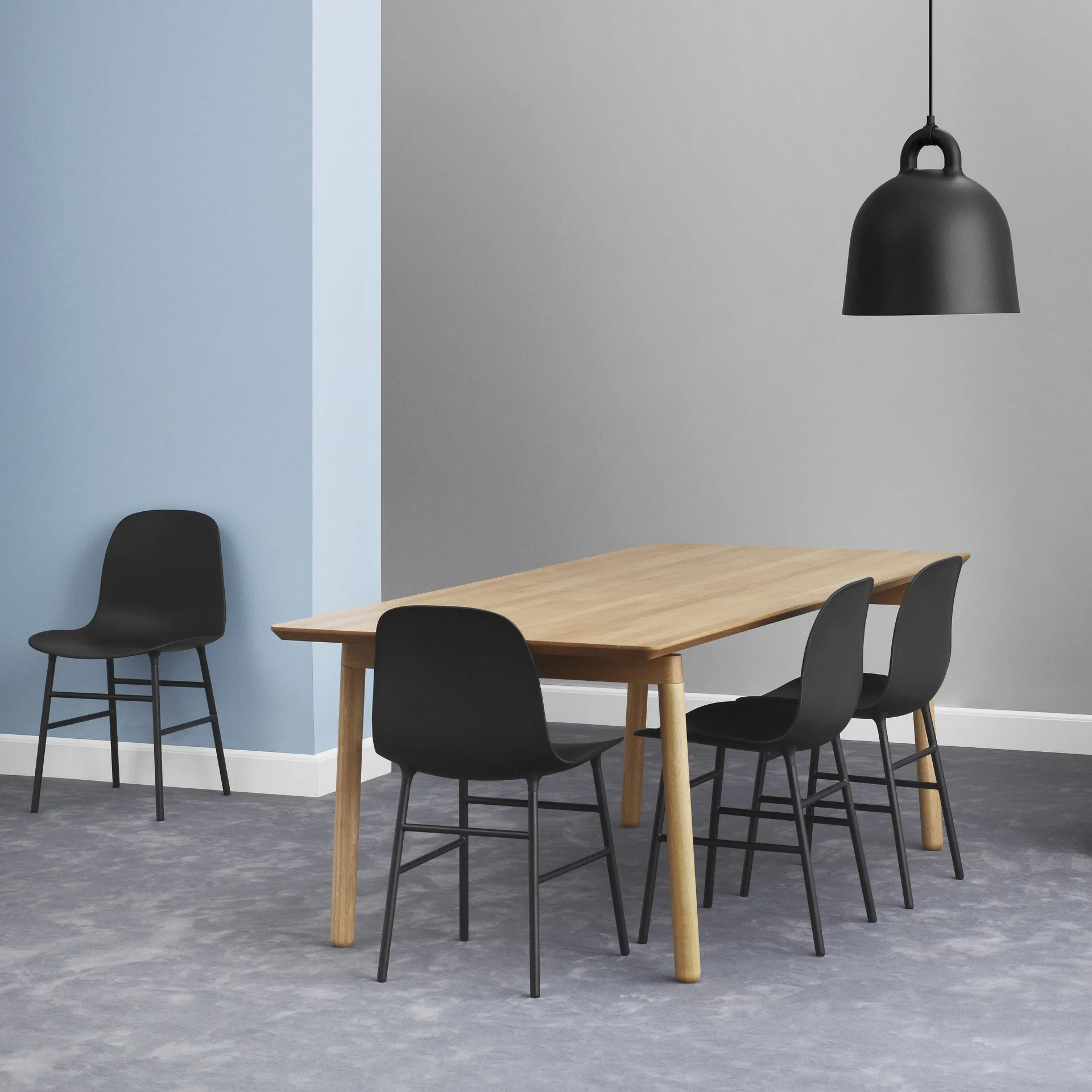 Candeeiro preto Bell, Médio Normann Copenhagen