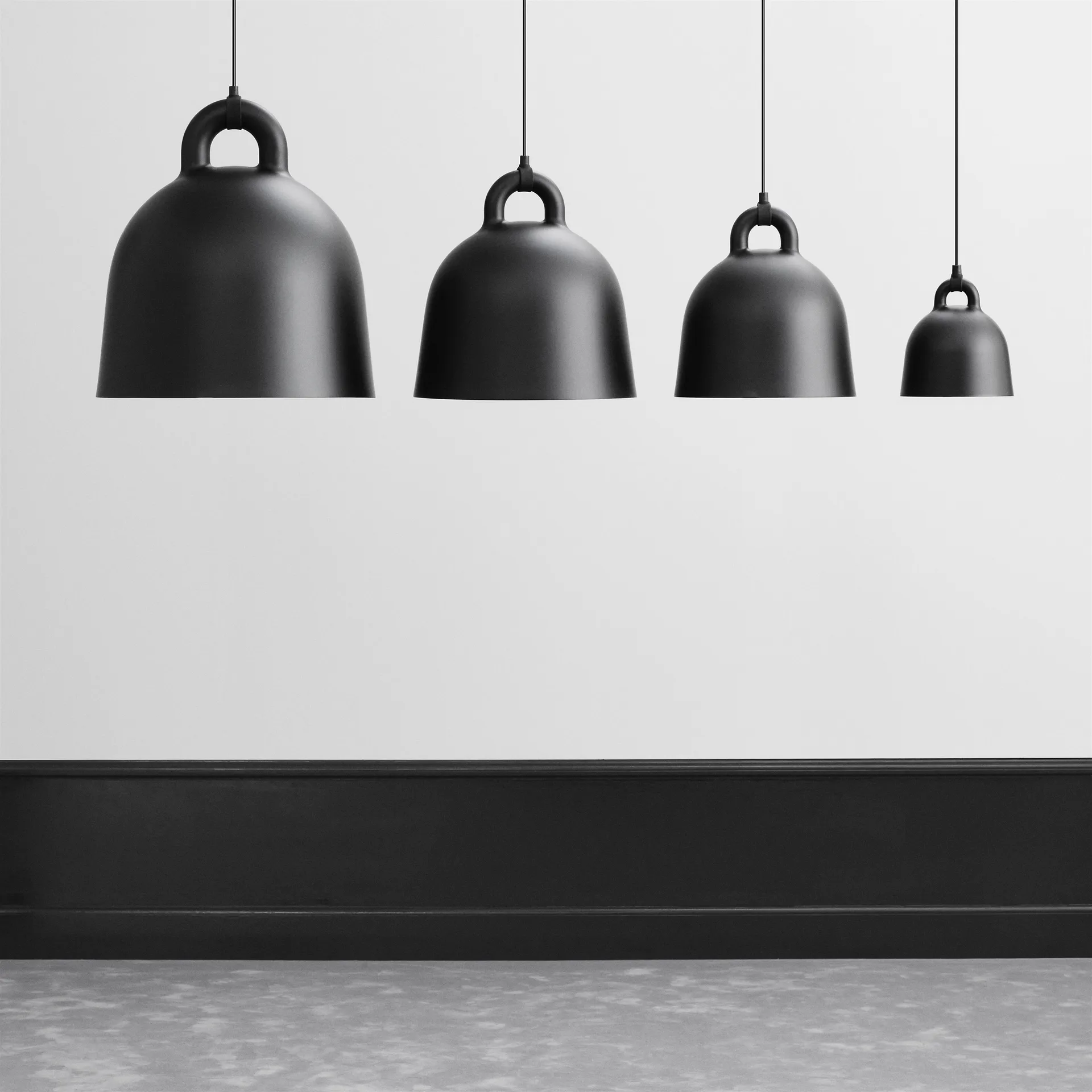 Candeeiro preto Bell, Pequeno Normann Copenhagen