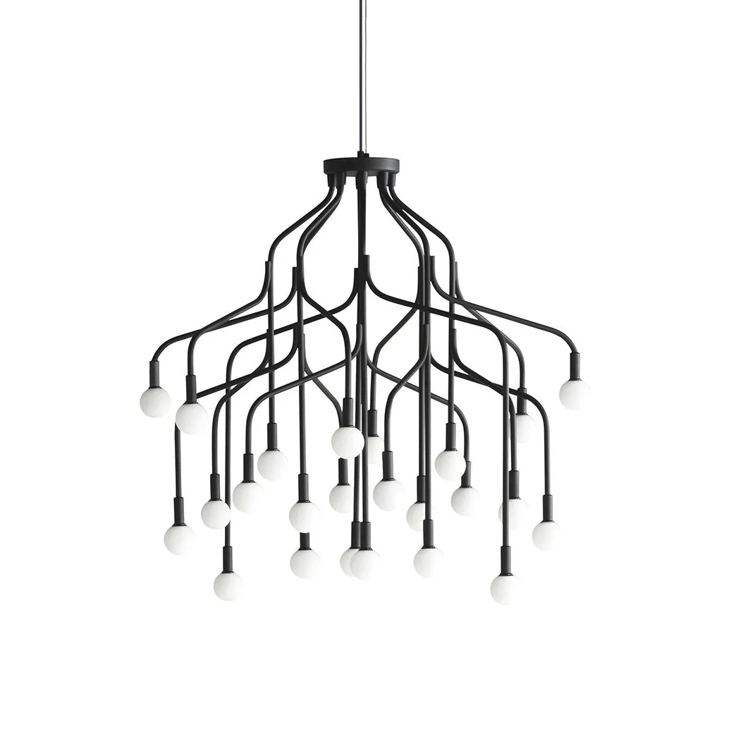 Candeeiro suspenso Vekst large, Preto Normann Copenhagen