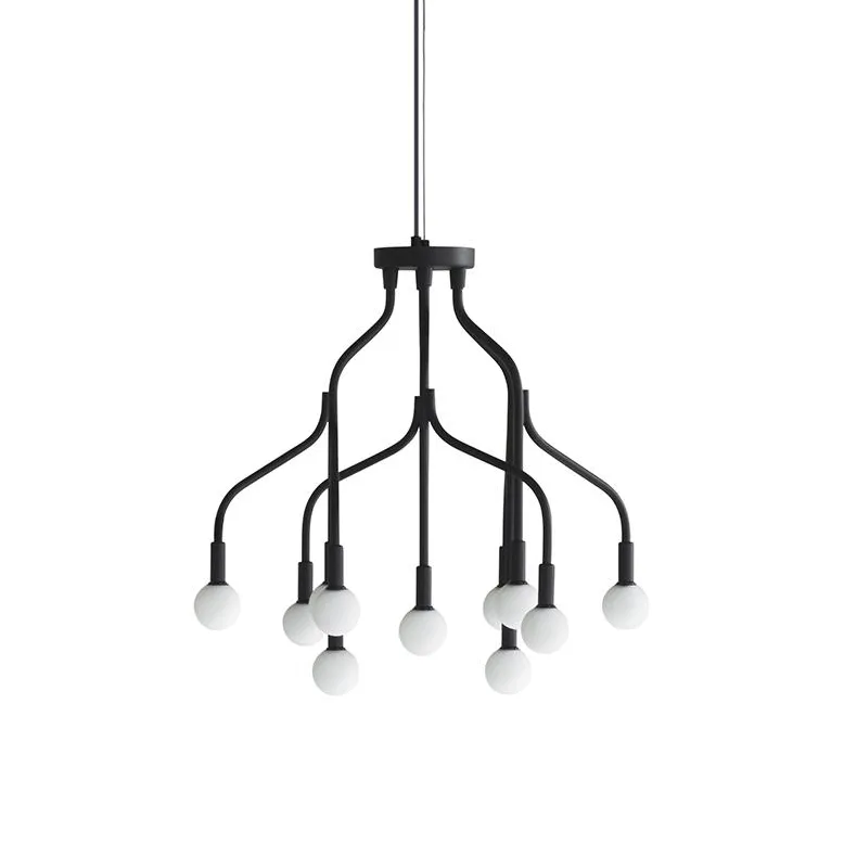Candeeiro suspenso Vekst small, Preto Normann Copenhagen