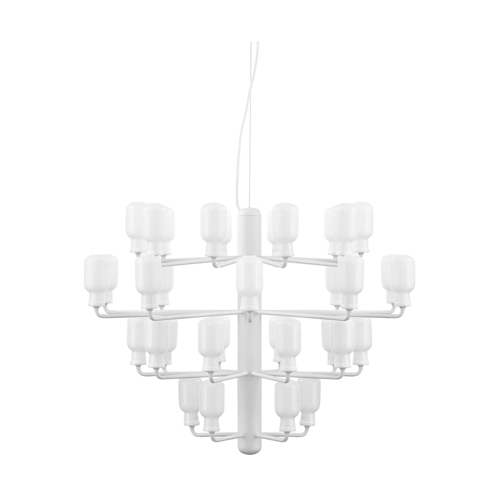 Candelabro Amp, branco, largo Normann Copenhagen