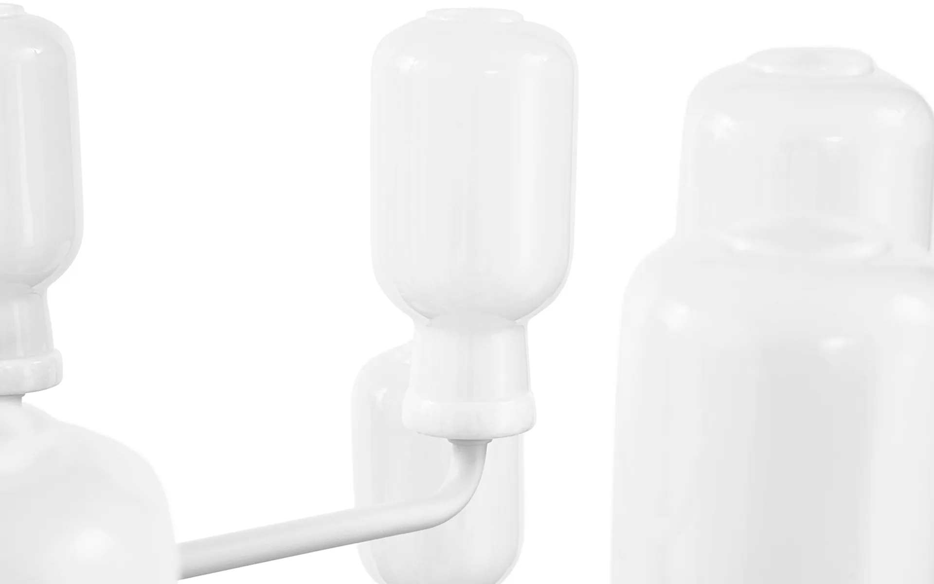 Candelabro Amp, branco, largo Normann Copenhagen
