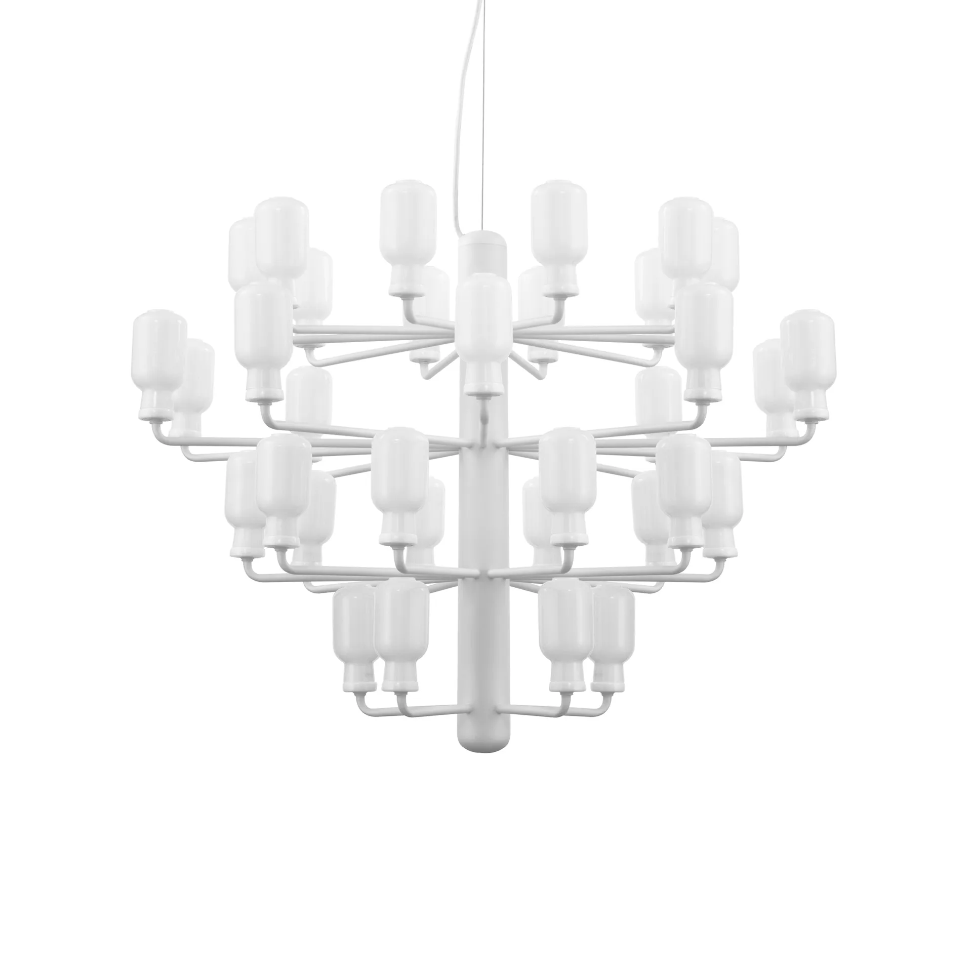 Candelabro Amp, branco, largo Normann Copenhagen