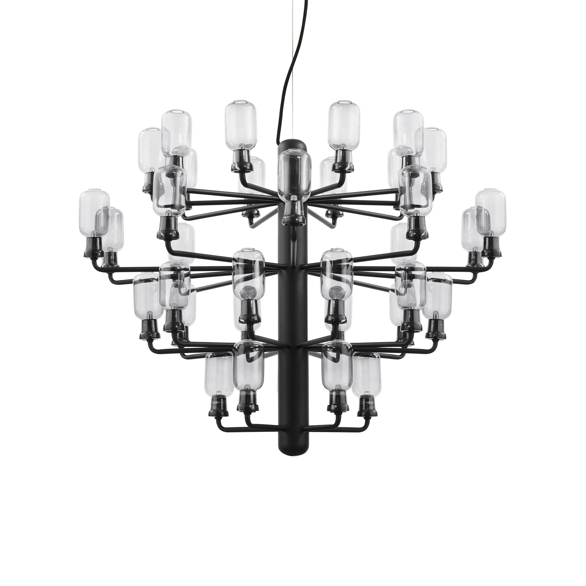 Candelabro Amp, Preto, grande Normann Copenhagen