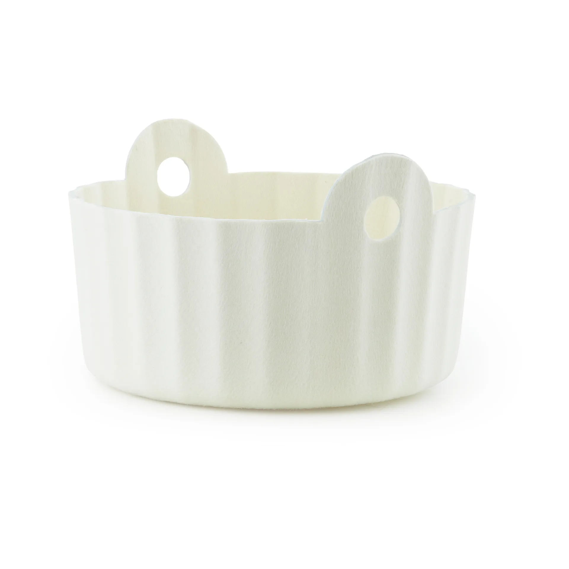 Colu Basket cesto de arrumação Ø44 cm, Creme Normann Copenhagen