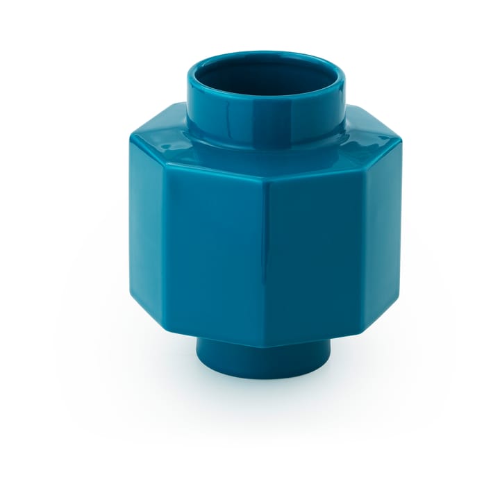 Deko Object H5 Hexagon vaso - Azul petróleo - Normann Copenhagen