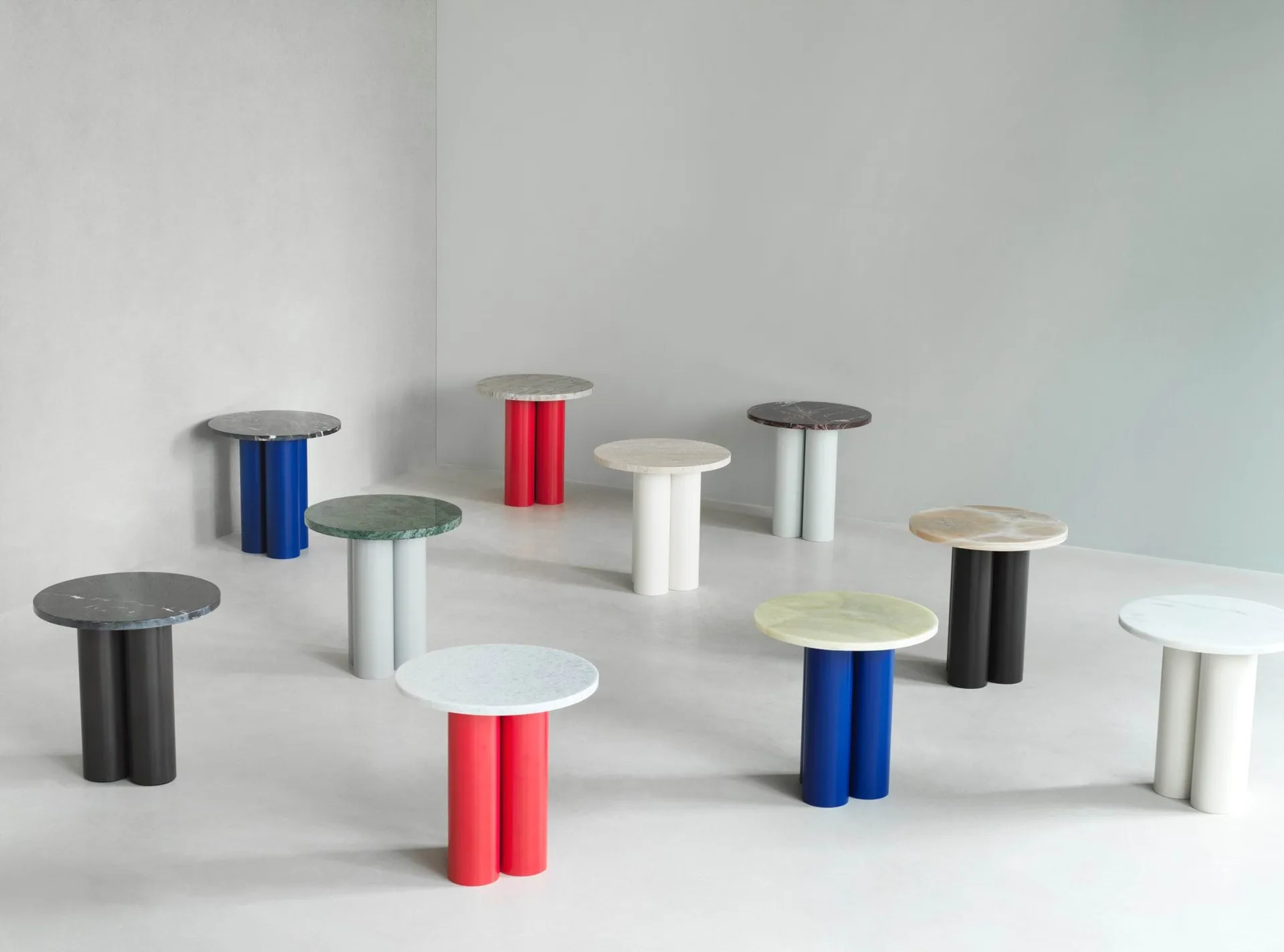 Dit mesa de apoio Ø40 cm, Rosso Levanto-marrom Normann Copenhagen