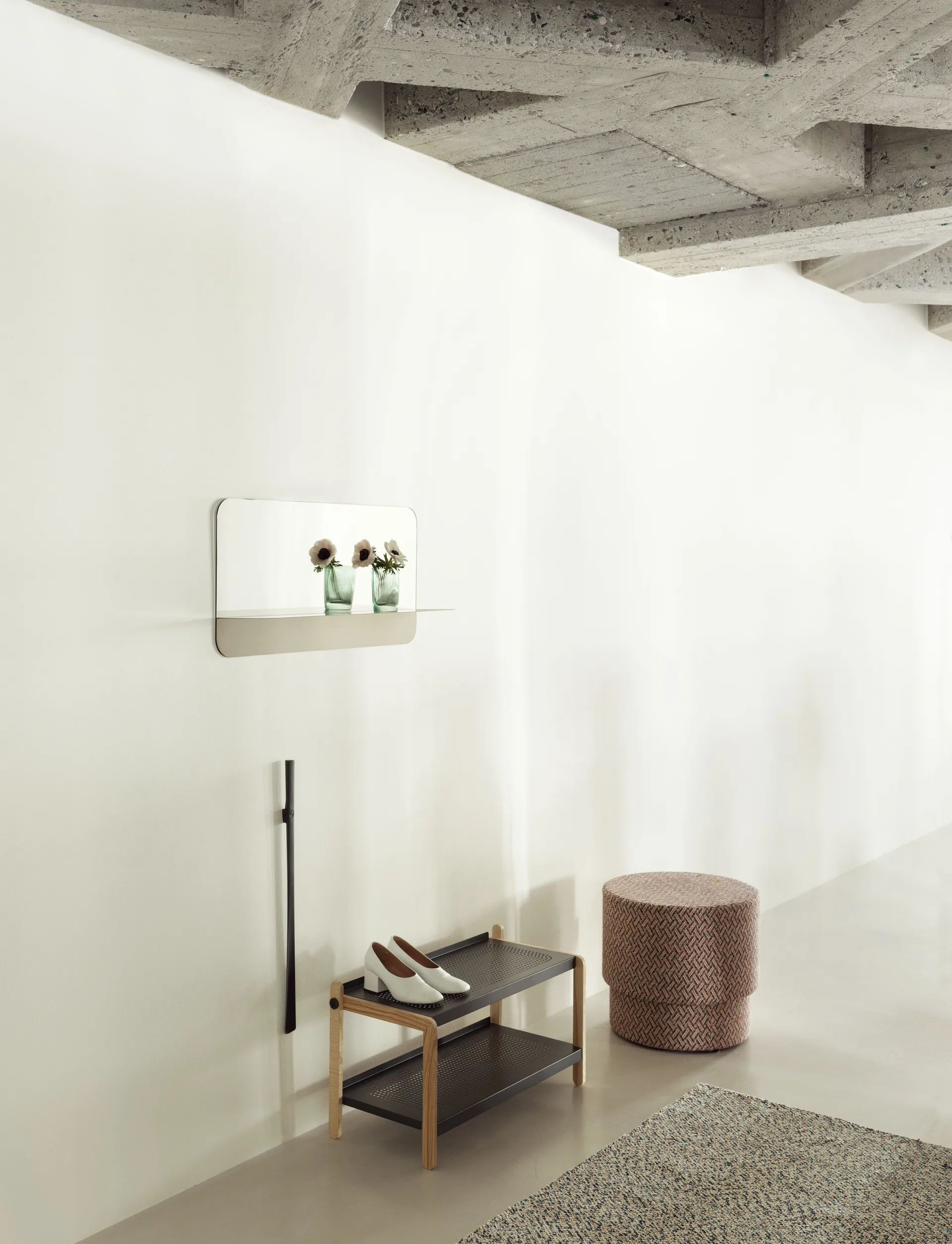 Espelho horizontal Horizon , Aço inoxidável Normann Copenhagen