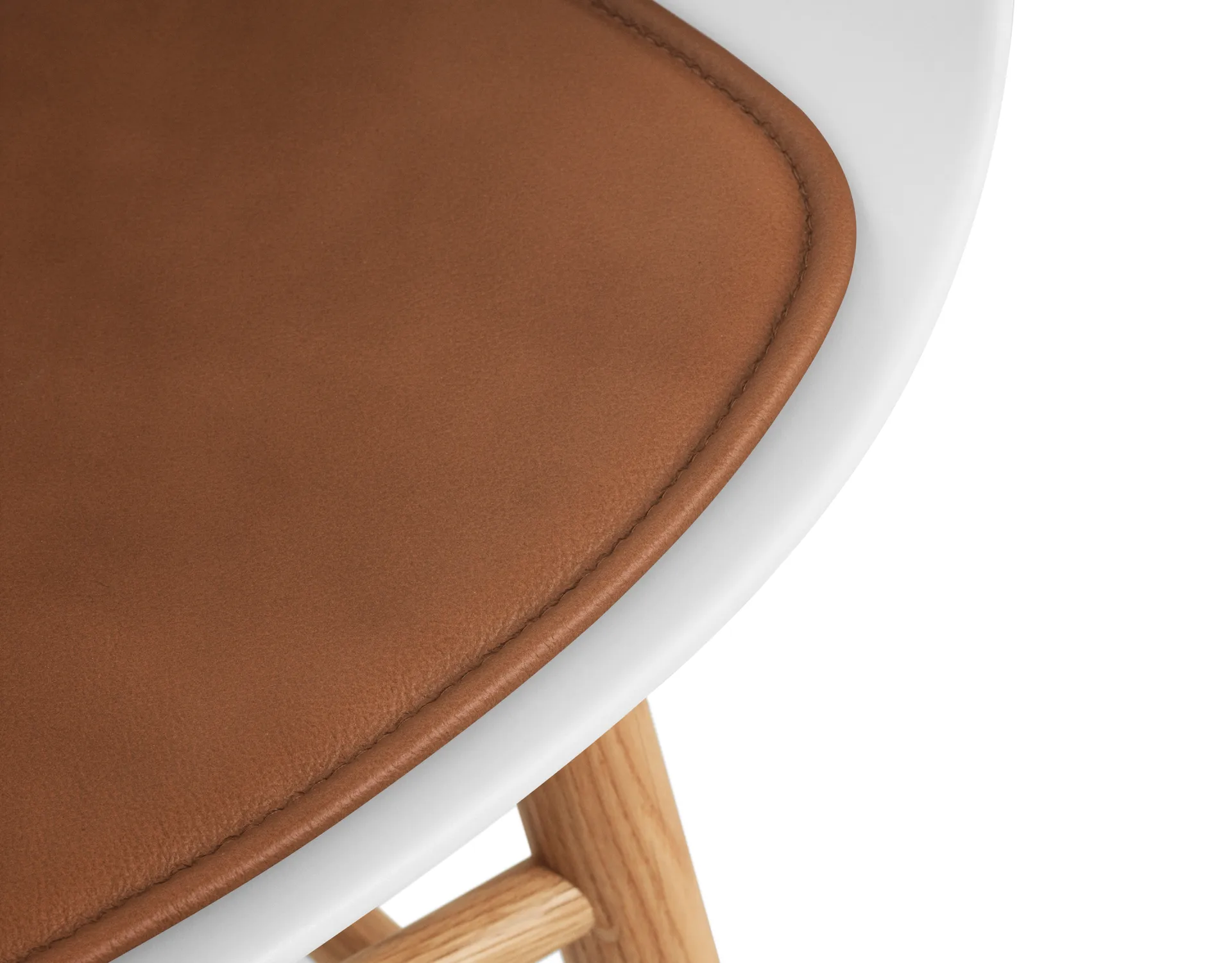 Form almofada de cadeira ultra leather, Brandy 41574 Normann Copenhagen
