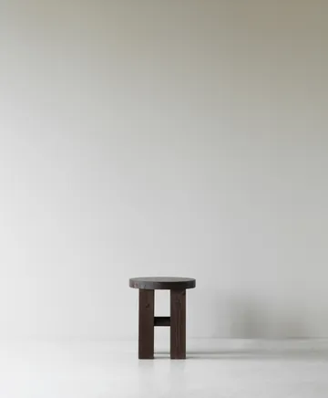 Fyr banco redondo 45 cm - Dark brown, Ø40x45 cm - Normann Copenhagen