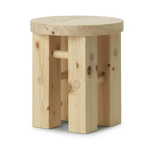 Fyr banco redondo 45 cm - Pine, Ø40x45 cm - Normann Copenhagen