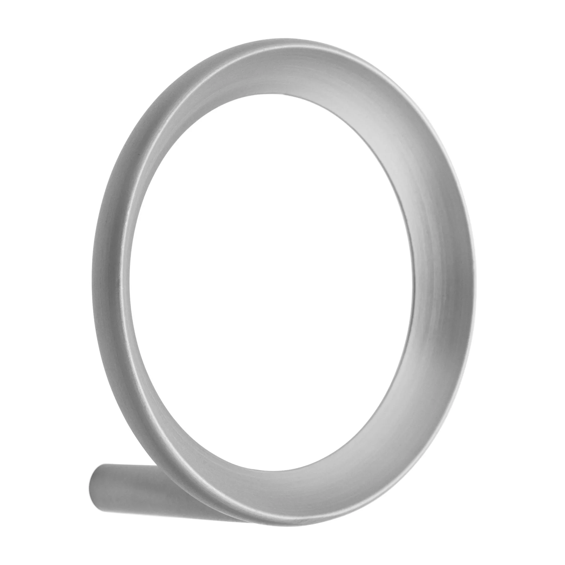 Gancho médio Loop Ø7,8 cm, Brushed Zinc Normann Copenhagen