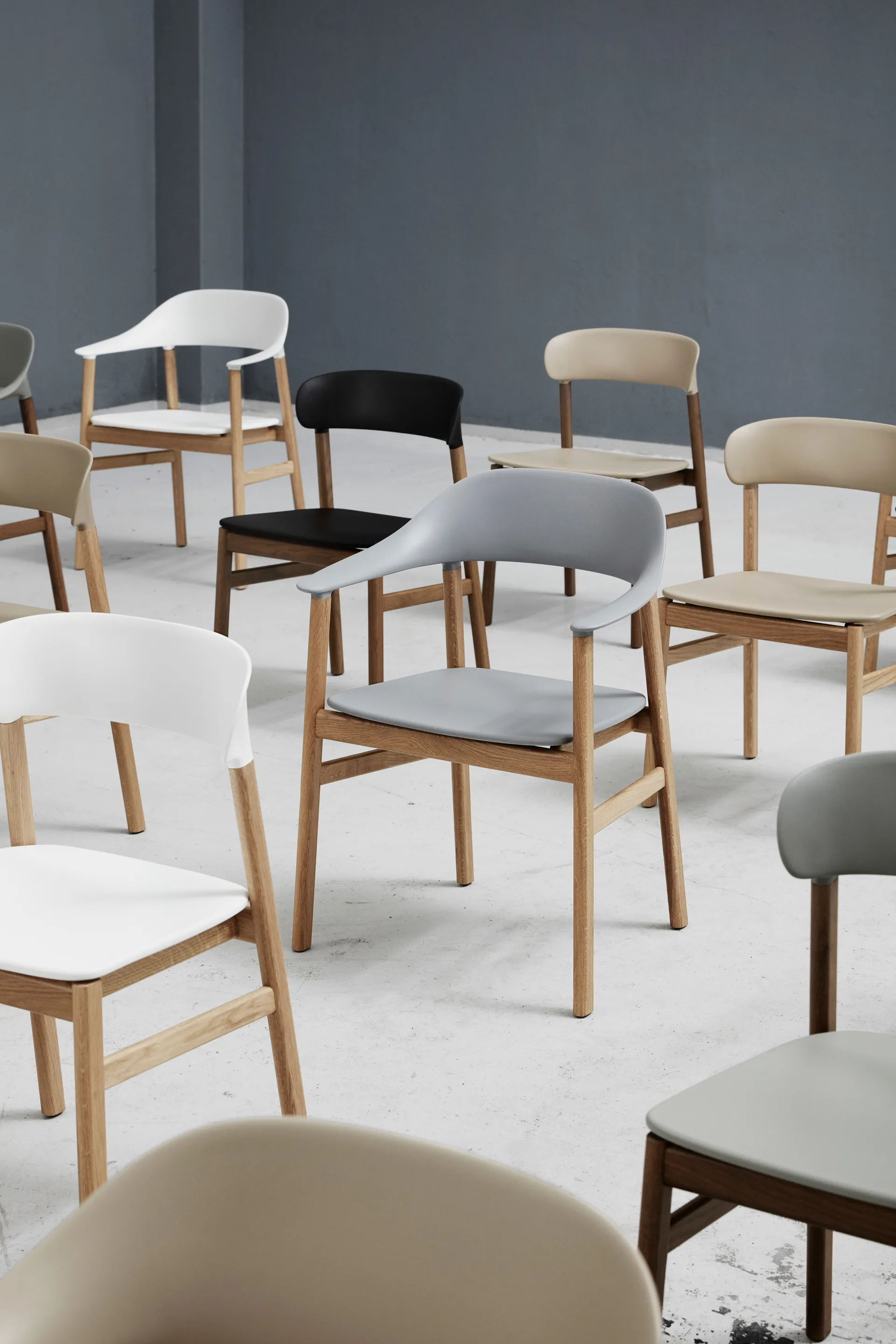 Herit poltrona carvalho, Grey Normann Copenhagen