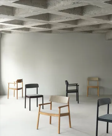 Herit poltrona com almofada - Black/ Ultra Leather - Black - Normann Copenhagen